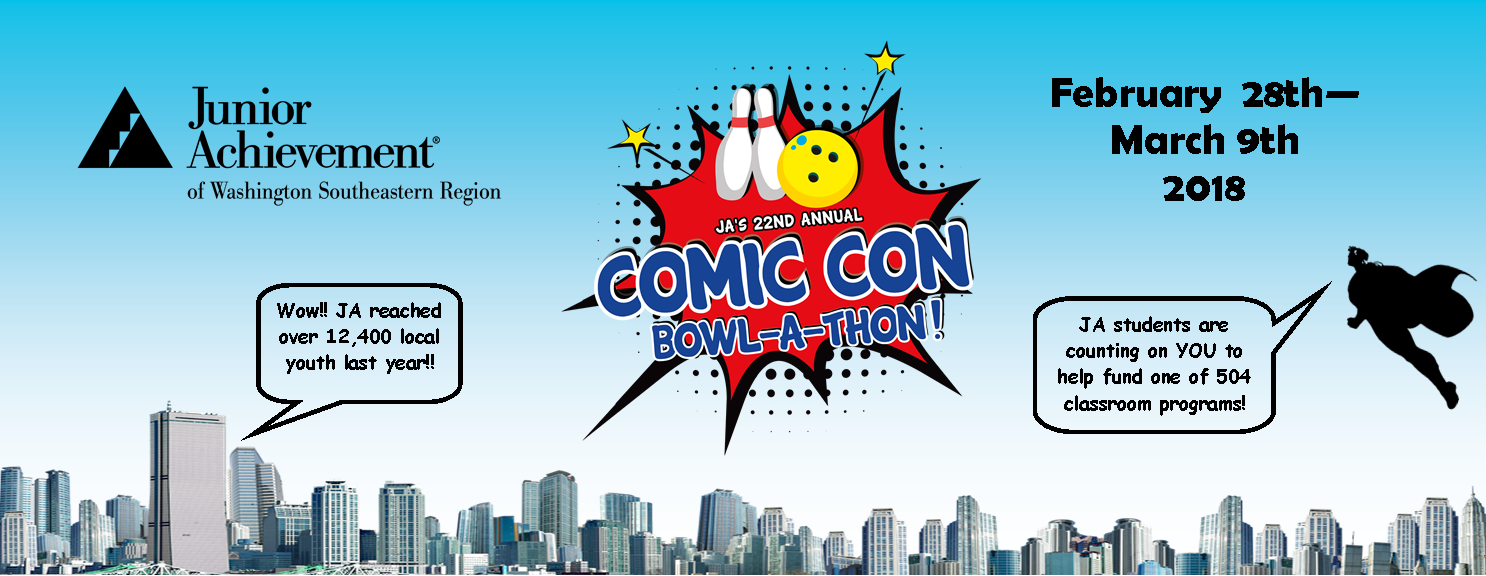JA Southeastern WA Comic Con Bowl-A-Thon / CH2M